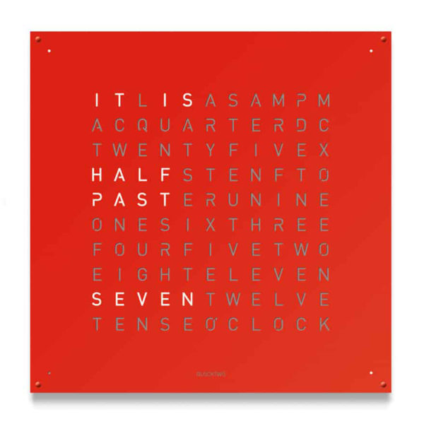 Montre-Horloge-Qlocktwo-Large-Red-Pepper-Hall-of-Time-Bruxelles