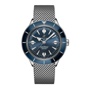 Breitling Photos Superocean Heritage Automatic 42 57 07 Superocean Heritage 57 With A Blue Dial And An Ocean Classic Stainless Steel Bracelet A10370161C1A1 Hall Of Time M 300x300