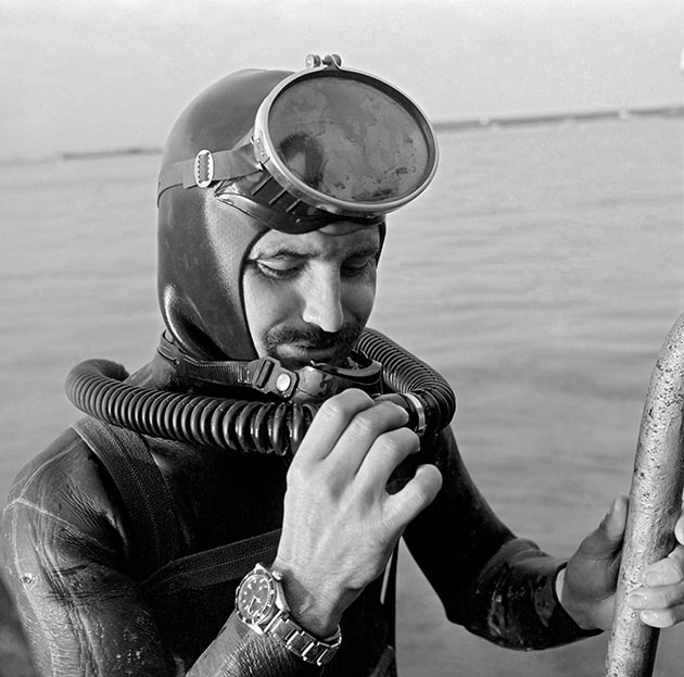 1961 Marine Nationale Diver With Tudor 7924 ╕Joël BRUN ECPAD Défense